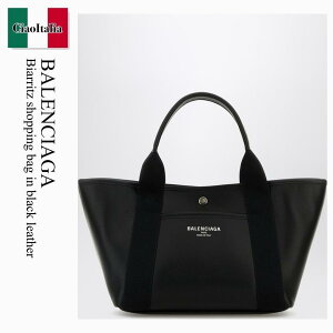 �y���ʌ���E�݌Ɍ���E�����ҏ����I�z �o�����V�A�K / ���΂� / �J�o�� / Balenciaga Biarritz Shopping Bag In Black Leather / 810981 2ABGW / 810981 2ABGW 1000 / 8109812ABGW1000 / �g�[�g�o�b�O