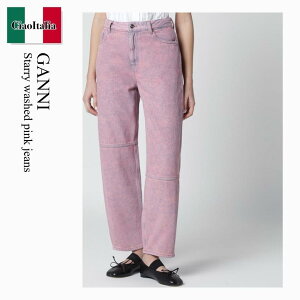 �y���ʌ���E�݌Ɍ���E�����ҏ����I�z �K�j�[ / Ganni Starry Washed Pink Jeans / A1100 / A1100 05C / A110005C / �f�j���E�W�[�p��