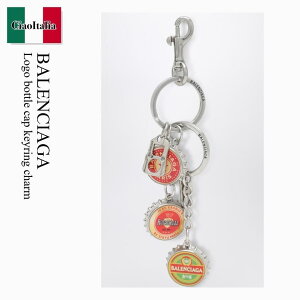 �y���ʌ���E�݌Ɍ���E�����ҏ����I�z �o�����V�A�K / Balenciaga Logo Bottle Cap Keyring Charm / 856286 2ACCG / 856286 2ACCG 8486 / 8562862ACCG8486 / �L�[�P�[�X�E�L�[�����O