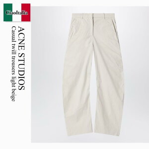 �y���ʌ���E�݌Ɍ���E�����ҏ����I�z �A�N�l�X�g�D�f�B�I�X / Acne Studios Casual Twill Trousers Light Beige / AK1041 / AK1041 AGU / AK1041AGU / �p���c