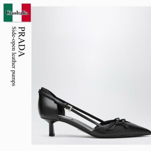 �y���ʌ���E�݌Ɍ���E�����ҏ����I�z �v���_ / Prada Side-Open Leather Pumps / 1I442O F0002 / 1I442O B045011 F0002 / 1I442OB045011F0002 / �T���_���E�~���[��