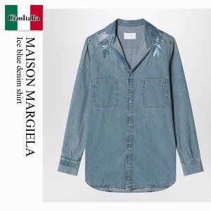 �y���ʌ���E�݌Ɍ���E�����ҏ����I�z ���]�� �}���W�F�� / Maison Margiela Ice Blue Denim Shirt / S67DT0025S30815 / S67DT0025S30815 968 / S67DT0025S30815968 / �V���c