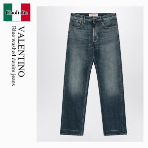 �y���ʌ���E�݌Ɍ���E�����ҏ����I�z �o�����`�m / Valentino Blue Washed Denim Jeans / 6V3DE04EAP2 / 6V3DE04EAP2 558 / 6V3DE04EAP2558 / �f�j���E�W�[�p��