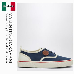 �y���ʌ���E�݌Ɍ���E�����ҏ����I�z �o�����`�m / Valentino Garavani Sneakers Nojoke In Blue And White Canvas / 6Y2S0J87YGT / 6Y2S0J87YGT QZZ / 6Y2S0J87YGTQZZ / �X�j�[�J�[