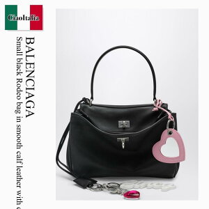 �y���ʌ���E�݌Ɍ���E�����ҏ����I�z �o�����V�A�K / ���΂� / �J�o�� / Balenciaga Small Black Rodeo Bag In Smooth Calf Leather With / 789779 2AA83 / 789779 2AA83 1000 / 7897792AA831000 / �n���h�o�b�O