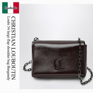 �y���ʌ���E�݌Ɍ���E�����ҏ����I�z �N���X�`�������u�^�� / ���΂� / �J�o�� / Christian Louboutin Loubi 54 Large Flap Shoulder Bag Burgund / 3255276 / 3255276 R813 / 3255276R813 / �V�����_�[�o�b�O�E�|�V�F�b�g