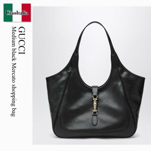 �y���ʌ���E�݌Ɍ���E�����ҏ����I�z �O�b�` / ���΂� / �J�o�� / Gucci Medium Black Mercato Shopping Bag / 866645 AAGIA / 866645 AAGIA 1000 / 866645AAGIA1000 / �g�[�g�o�b�O