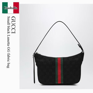 �y���ʌ���E�݌Ɍ���E�����ҏ����I�z �O�b�` / ���΂� / �J�o�� / Gucci Small Black Lunetta Gg Fabric Bag / 863406 FAFWA / 863406 FAFWA 1053 / 863406FAFWA1053 / �V�����_�[�o�b�O
