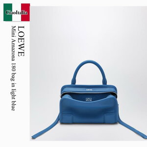 �y���ʌ���E�݌Ɍ���E�����ҏ����I�z ���G�x / ���΂� / �J�o�� / Loewe Mini Amazona 180 Bag In Light Blue / A039AS4X01 / A039AS4X01 8976 / A039AS4X018976 / �V�����_�[�o�b�O�E�|�V�F�b�g
