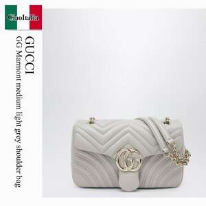 �y���ʌ���E�݌Ɍ���E�����ҏ����I�z �O�b�` / ���΂� / �J�o�� / Gucci Gg Marmont Medium Light Grey Shoulder Bag / 837267 AAE38 / 837267 AAE38 1712 / 837267AAE381712 / �V�����_�[�o�b�O�E�|�V�F�b�g