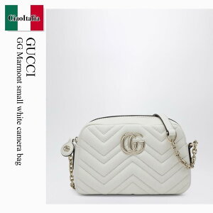 �y���ʌ���E�݌Ɍ���E�����ҏ����I�z �O�b�` / ���΂� / �J�o�� / Gucci Gg Marmont Small White Camera Bag / 855273 AAFXD / 855273 AAFXD 9050 / 855273AAFXD9050 / �V�����_�[�o�b�O�E�|�V�F�b�g