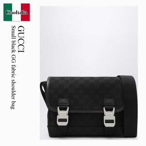 �y���ʌ���E�݌Ɍ���E�����ҏ����I�z �O�b�` / ���΂� / �J�o�� / Gucci Small Black Gg Fabric Shoulder Bag / 854745 UFAE8V / 854745 UFAE8V 1000 / 854745UFAE8V1000 / �V�����_�[�o�b�O