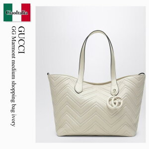 �y���ʌ���E�݌Ɍ���E�����ҏ����I�z �O�b�` / ���΂� / �J�o�� / Gucci Gg Marmont Medium Shopping Bag Ivory / 855279 AAFS1 / 855279 AAFS1 9540 / 855279AAFS19540 / �g�[�g�o�b�O
