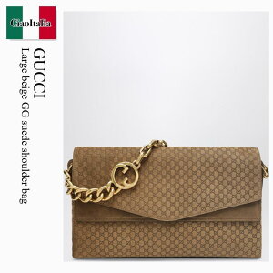 �y���ʌ���E�݌Ɍ���E�����ҏ����I�z �O�b�` / ���΂� / �J�o�� / Gucci Large Beige Gg Suede Shoulder Bag / 857362 AAF0P / 857362 AAF0P 2118 / 857362AAF0P2118 / �V�����_�[�o�b�O�E�|�V�F�b�g