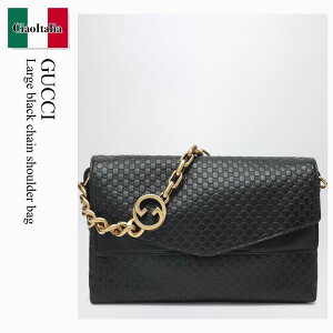 �y���ʌ���E�݌Ɍ���E�����ҏ����I�z �O�b�` / ���΂� / �J�o�� / Gucci Large Black Chain Shoulder Bag / 857362 AAF1I / 857362 AAF1I 1000 / 857362AAF1I1000 / �V�����_�[�o�b�O�E�|�V�F�b�g