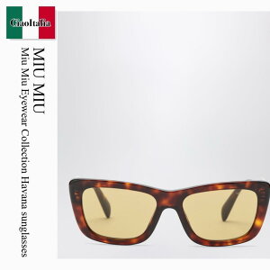 �y���ʌ���E�݌Ɍ���E�����ҏ����I�z �~���E�~���E / Miu Miu Miu Miu Eyewear Collection Havana Sunglasses / 0MUB12 27L10Y / 0MUB12 SPL 27L10Y / 0MUB12SPL27L10Y / �T���O���X