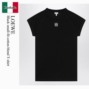 �y���ʌ���E�݌Ɍ���E�����ҏ����I�z ���G�x / Loewe Black Small-Fit Cotton-Blend T-Shirt / S359Y22XA7 / S359Y22XA7 1100 / S359Y22XA71100 / T�V���c�E�J�b�g�\�[