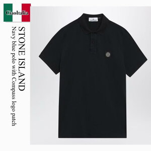�y���ʌ���E�݌Ɍ���E�����ҏ����I�z �X�g�[���A�C�����h / Stone Island Navy Blue Polo With Compass Logo Patch / S152200008S0017 / S152200008S0017 0020 / S152200008S00170020 / �|���V���c