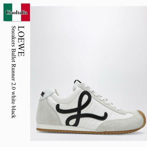 �y���ʌ���E�݌Ɍ���E�����ҏ����I�z ���G�x / Loewe Sneakers Ballet Runner 2.0 White Black / LBR2282X36 / LBR2282X36 2101 / LBR2282X362101 / �X�j�[�J�[
