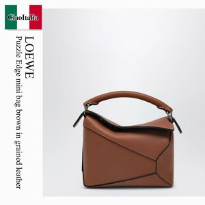 �y���ʌ���E�݌Ɍ���E�����ҏ����I�z ���G�x / ���΂� / �J�o�� / Loewe Puzzle Edge Mini Bag Brown In Grained Leather / A510P88X49 / A510P88X49 2530 / A510P88X492530 / �V�����_�[�o�b�O�E�|�V�F�b�g