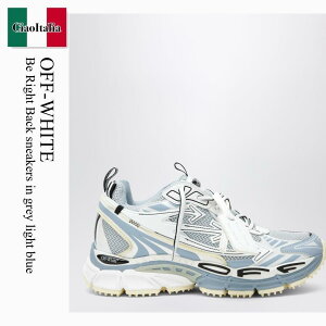 �y���ʌ���E�݌Ɍ���E�����ҏ����I�z �I�t�z���C�g / Off-White Be Right Back Sneakers In Grey Light Blue / OMIA295S26FAB001 / OMIA295S26FAB001 054C / OMIA295S26FAB001054C / �X�j�[�J�[
