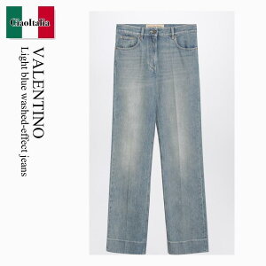 �y���ʌ���E�݌Ɍ���E�����ҏ����I�z �o�����`�m / Valentino Light Blue Washed-Effect Jeans / 7B0DD22G9R4 / 7B0DD22G9R4 558 / 7B0DD22G9R4558 / �f�j���E�W�[�p��