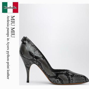 �y���ʌ���E�݌Ɍ���E�����ҏ����I�z �~���E�~���E / Miu Miu Ardesia Pumps In Ayers Python-Print Leather / 5I546E F0480 / 5I546E A0853B3K F0480 / 5I546EA0853B3KF0480 / �p���v�X
