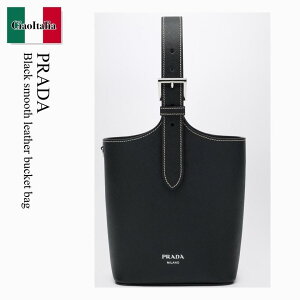 �y���ʌ���E�݌Ɍ���E�����ҏ����I�z �v���_ / ���΂� / �J�o�� / Prada Black Smooth Leather Bucket Bag / 1BE090 F0002 / 1BE090 OOONZV F0002 / 1BE090OOONZVF0002 / �n���h�o�b�O