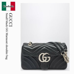 �y���ʌ���E�݌Ɍ���E�����ҏ����I�z �O�b�` / ���΂� / �J�o�� / Gucci Small Black Gg Marmont Shoulder Bag / 837280 AAE38 / 837280 AAE38 1000 / 837280AAE381000 / �V�����_�[�o�b�O�E�|�V�F�b�g