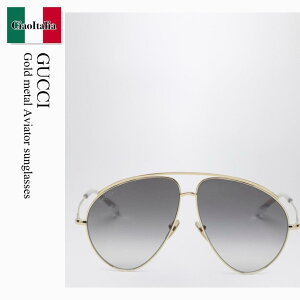 �y���ʌ���E�݌Ɍ���E�����ҏ����I�z �O�b�` / Gucci Gold Metal Aviator Sunglasses / 851180 I3330 / 851180 I3330 8012 / 851180I33308012 / �T���O���X