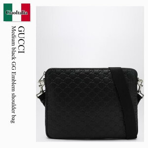�y���ʌ���E�݌Ɍ���E�����ҏ����I�z �O�b�` / ���΂� / �J�o�� / Gucci Medium Black Gg Emblem Shoulder Bag / 850214 AAFOM / 850214 AAFOM 1053 / 850214AAFOM1053 / �V�����_�[�o�b�O