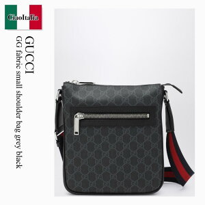 �y���ʌ���E�݌Ɍ���E�����ҏ����I�z �O�b�` / ���΂� / �J�o�� / Gucci Gg Fabric Small Shoulder Bag Grey Black / 792082 FADJA / 792082 FADJA 1042 / 792082FADJA1042 / �V�����_�[�o�b�O