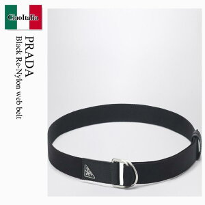 �y���ʌ���E�݌Ɍ���E�����ҏ����I�z �v���_ / Prada Black Re-Nylon Web Belt / 2CN028 F0002 / 2CN028 2DMN F0002 / 2CN0282DMNF0002 / �x���g