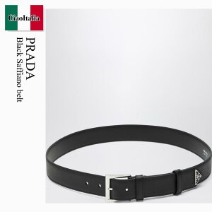 �y���ʌ���E�݌Ɍ���E�����ҏ����I�z �v���_ / Prada Black Saffiano Belt / 2CC672 F0002 / 2CC672 053 F0002 / 2CC672053F0002 / �x���g