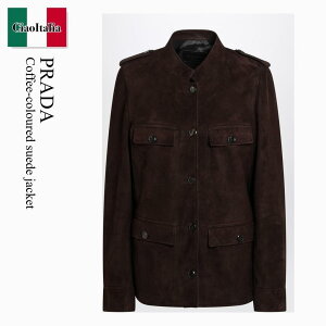 �y���ʌ���E�݌Ɍ���E�����ҏ����I�z �v���_ / Prada Coffee-Coloured Suede Jacket / 58A270 F0201 / 58A270 OOO162O F0201 / 58A270OOO162OF0201 / ���U�[�W���P�b�g�E�R�[�g