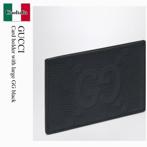 �y���ʌ���E�݌Ɍ���E�����ҏ����I�z �O�b�` / Gucci Card Holder With Large Gg Black / 812681 AABY0 / 812681 AABY0 1000 / 812681AABY01000 / �J�[�h�P�[�X�E���h����