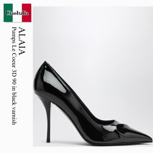 �y���ʌ���E�݌Ɍ���E�����ҏ����I�z �A�Y�f�B���A���C�A / Alaia Pumps Le Coeur 3D 90 In Black Varnish / AA3E089CK168 / AA3E089CK168 999 / AA3E089CK168999 / �p���v�X