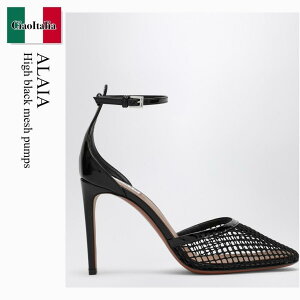 �y���ʌ���E�݌Ɍ���E�����ҏ����I�z �A�Y�f�B���A���C�A / Alaia High Black Mesh Pumps / AA3E049TK007 / AA3E049TK007 999 / AA3E049TK007999 / �p���v�X