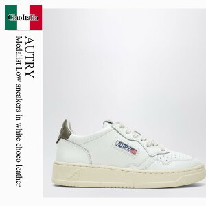 �y���ʌ���E�݌Ɍ���E�����ҏ����I�z �I�[�g���[ / Autry Medalist Low Sneakers In White Choco Leather / AULWLL28 / AULWLL28 LL28 / AULWLL28LL28 / �X�j�[�J�[