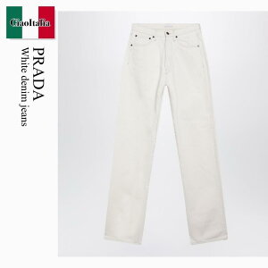 �y���ʌ���E�݌Ɍ���E�����ҏ����I�z �v���_ / Prada White Denim Jeans / GEP452 F01CD / GEP452 OOO1954 F01CD / GEP452OOO1954F01CD / �f�j���E�W�[�p��