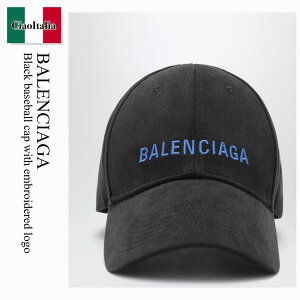 �y���ʌ���E�݌Ɍ���E�����ҏ����I�z �o�����V�A�K / Balenciaga Black Baseball Cap With Embroidered Logo / 782787 B4E1B3 / 782787 B4E1B3 4362 / 782787B4E1B34362 / �L���b�v