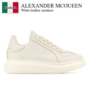 yʌE݌ɌEҏIz ALT_[E}bNC[ / Alexander Mcqueen White Leather Sneakers / 807882 WHABG / 807882 WHABG 9348 / 807882WHABG / 807882WHABG 9348 / 807882WHABG9348 / Xj[J[