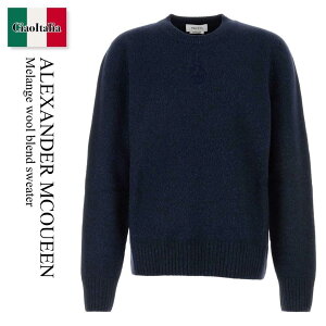 �y���ʌ���E�݌Ɍ���E�����ҏ����I�z �A���L�T���_�[�E�}�b�N�C�[�� / Alexander Mcqueen Melange Wool Blend Sweater / 817194 Q1BCS / 817194 Q1BCS 4321 / 817194Q1BCS / 817194Q1BCS 4321 / 817194Q1BCS4321 / �j�b�g�E�Z�[�^