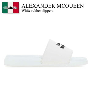 yʌE݌ɌEҏIz ALT_[E}bNC[ / Alexander Mcqueen White Rubber Slippers / 663564 W4RF0 / 663564 W4RF0 9061 / 663564W4RF0 / 663564W4RF0 9061 / 663564W4RF09061 / T_