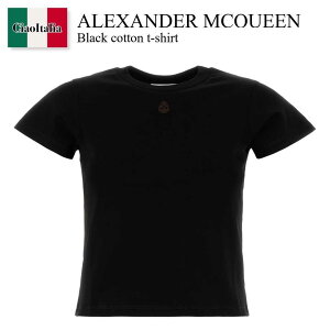 �y���ʌ���E�݌Ɍ���E�����ҏ����I�z �A���L�T���_�[�E�}�b�N�C�[�� / Alexander Mcqueen Black Cotton T-Shirt / 819193 QLAEH / 819193 QLAEH 1000 / 819193QLAEH / 819193QLAEH 1000 / 819193QLAEH1000 / T�V���c�E�J�b�g�\�[
