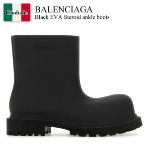 �y���ʌ���E�݌Ɍ���E�����ҏ����I�z �o�����V�A�K / Balenciaga Black Eva Steroid Ankle Boots / 770589 W0FOI / 770589 W0FOI 1000 / 770589W0FOI / 770589W0FOI 1000 / 770589W0FOI1000 / �u�[�c