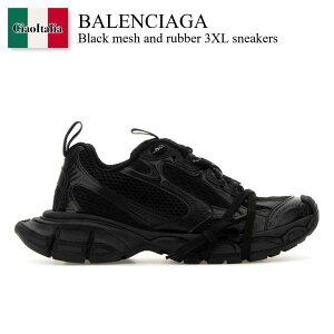 yʌE݌ɌEҏIz oVAK / Balenciaga Black Mesh And Rubber 3Xl Sneakers / 734731 W3XL1 / 734731 W3XL1 1010 / 734731W3XL1 / 734731W3XL1 1010 / 734731W3XL11010 / Xj[J[