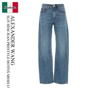 �y���ʌ���E�݌Ɍ���E�����ҏ����I�z �A���L�T���_�[���� / Alexander Wang Slit Hem Jean Prestyle Hotfix Mesh Undie / 4DC4244440 / 4DC4244440 473 / 4DC4244440473 / �f�j���E�W�[�p��