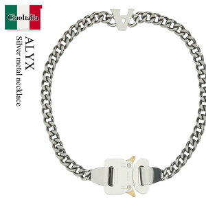�y���ʌ���E�݌Ɍ���E�����ҏ����I�z �A���N�X / Alyx Silver Metal Necklace / AAUJW0211OT01 / AAUJW0211OT01 GRY0002 / AAUJW0211OT01GRY0002 / �l�b�N���X�E�`���[�J�[