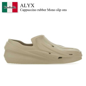 �y���ʌ���E�݌Ɍ���E�����ҏ����I�z �A���N�X / Alyx Cappuccino Rubber Mono Slip Ons / AAUSN0025OT01 / AAUSN0025OT01 BEG0004 / AAUSN0025OT01BEG0004 / �X�j�[�J�[